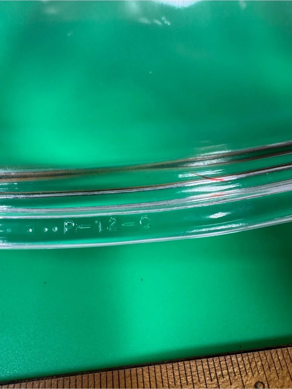 Pyrex P-12-C clear glass lid For Corning Ware P-25-B Square Baking Dish